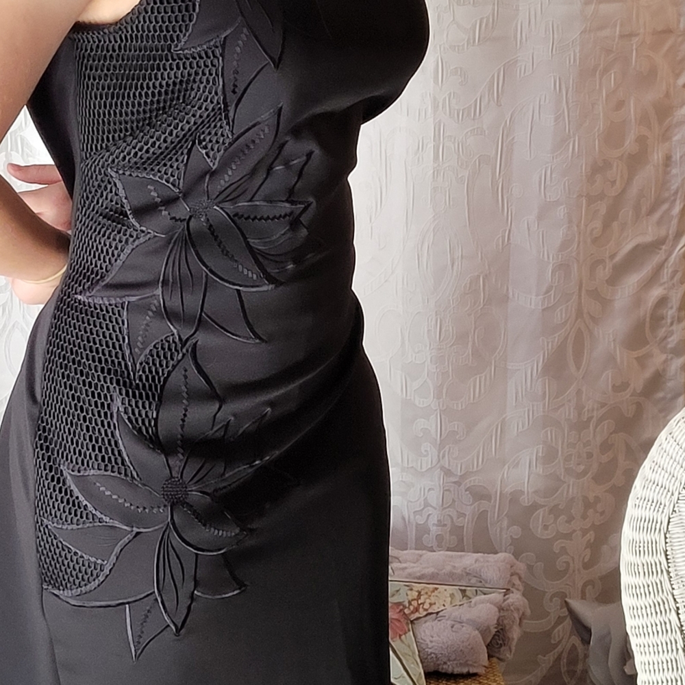 ❤Snly dress embroidered floral and netting ❤